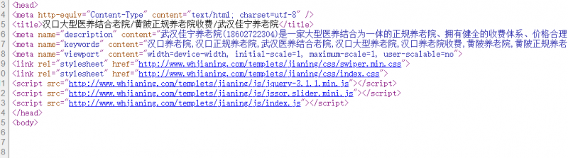 三大標簽的寫法-武漢SEO
